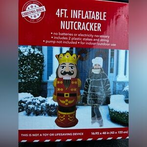 Nutcracker inflatable 4ft